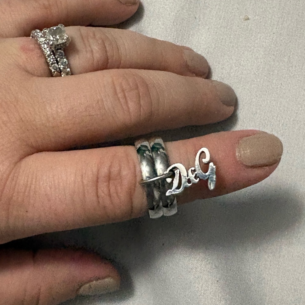 Silver D&G Women's Ring